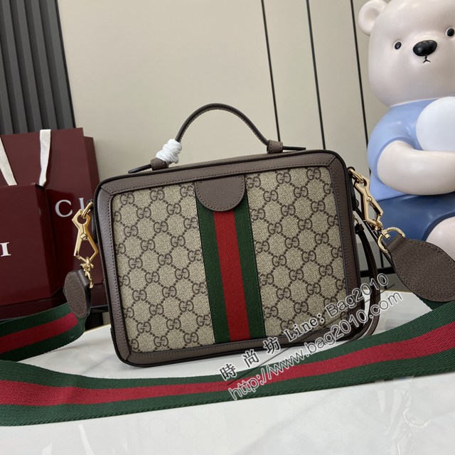 Gucci專櫃古馳最經典款男士手提斜挎包 jh2807型號:  550622